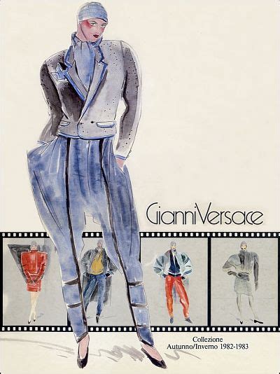 collezione versace 82 83|GIANNI VERSACE catalog 3 women's collection Fall Winter 1982 .